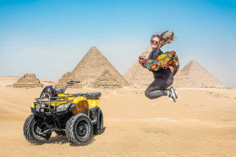 Kahire: Piramitler Çevresinde Quad & Camel Ride Combo Turu